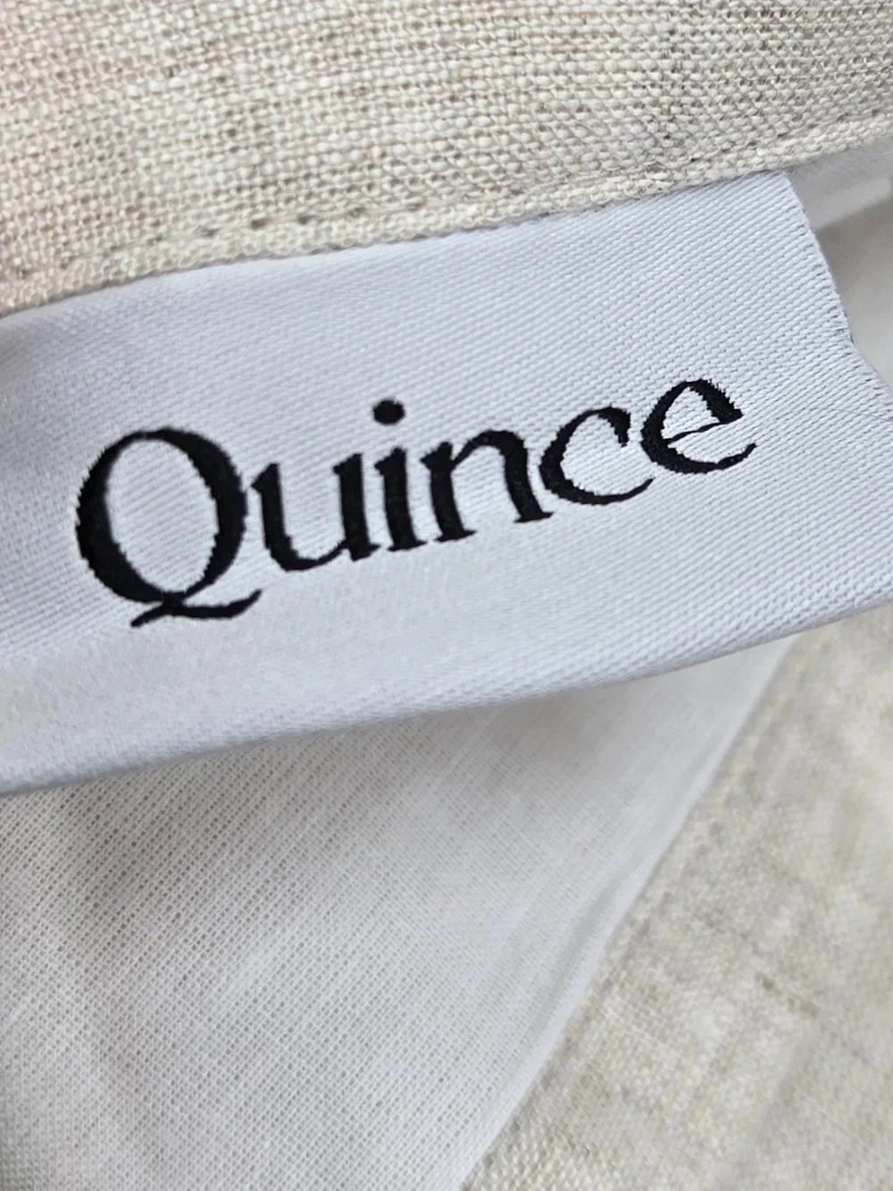 QUINCE Set Of 2 48x108 European Linen Curtains Flax 0051
